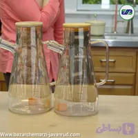 روغن ریز پیرکس شامپاینی اصلی درب بامبو | ظرفیت ۱۰۰۰ میلی