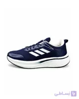 کفش کتانی مردانه بزرگ پا مدل آدیداس زیره بست سرمه ای سفید ADIDAS