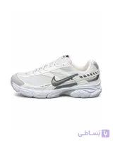 کفش کتانی بزرگ پا نایکی رانینگ وی 1000 سفید طوسی NIKE V1000