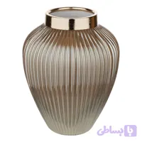 گلدان دکوری مدل ژیوار رنگ بژ (نسکافهی)