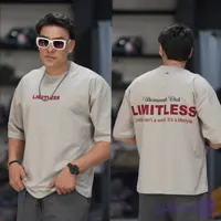 تیشرت دو نخ پنبه vip مدل LIMIT مردانه استخوانی کد1728