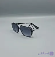 عینک دیتای فلزی بغل دار همراه با قاب و دستمال