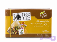 دمنوش نشاط آور مخلوط جینسینگ مهرگیاه ۱۴ عددی