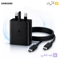 شارژر دیواری 45 وات سامسونگ مدل EP‑T4511 Low Standby همراه کابل 5 آمپر 1.8 متری – سه‌پین، اورجینال