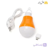 لامپ پاوربانکی با کابل 1 متر و مبدل OTG تایپ C