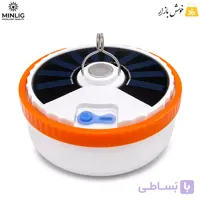 چراغ اضطراری شارژی خورشیدی مینلیگ MINLIG مدل ML-72S – بدون آهنربا
