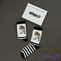 جوراب طرح گورخر