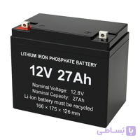 باتری لیتیوم آهن فسفات (LiFePO4) 12V 27Ah | سبک، بادوام و ایمن