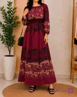 پیراهن ساحلی زنانه حاشیه دار 7627