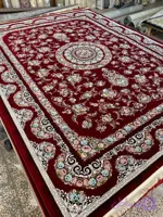 فرش 12متری 1200شانه تراکم 3600 لاکی فلت کد047 اکروایک ارسال رایگان