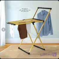 بند رخت آلومینیومی نقره ای و طلایی ریور