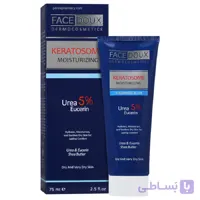 کرم مرطوب کننده 15 درصد اوره کراتوزوم فیس دوکس   FACEDOUX