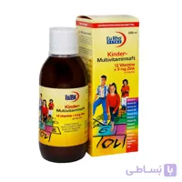 شربت کیندر مولتی ویتامین یوروویتال ۲۰۰ میلی لیتر  Kinder Multivitaminsaft
