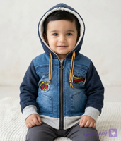 سویشرت لی داخل خز پسرانه سایز ۳۵ تا ۵۰