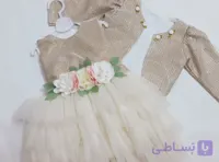 کت و سارافون مجلسی دخترانه سایز ۱ تا ۴ سال حدودا