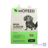 غذای خشک سگ جونیور نژاد کوچک مفید MoFeed Mini Junior Dog Food وزن 500 گرم