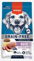 غذای خشک سگ بالغ بدون غلات باطعم اردک، گوشت و مرغ ونپی |Wanpy Grain Free Adult Puppy Dry Dog Food  12KG