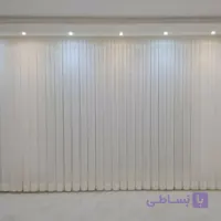 پرده حریر شاین دوخت پلیسه رنگ شیری آماده هر یک متر در ارتفاع 280 متر ( اندازه دلخواه) درجه یک
