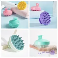 برس حمام و سرشور سیلیکونی مدل گرد