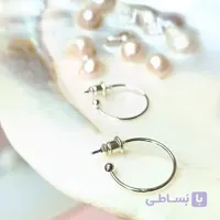 گوشواره سیلور میخی مدل پوینت 2 رنگ ثابت