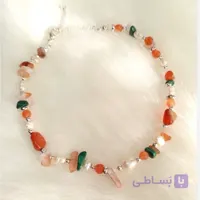 پا بند فانتزی مدل سنگ رنگی بند قابل تنظیم