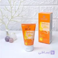 کرم ضد آفتاب کرم پودری تاپ شاپ