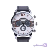 ساعت مچی سیکو مردانه بند چرم مشکی فول تایم G 1011/1