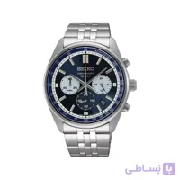 ساعت مچی مردانه سیکو فلزی صفحه سرمه ای کرنوگراف SSB427P1