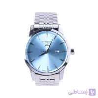 ساعت مچی سیتیزن فلزی مردانه نقره ای صفحه آبی G 2025/3