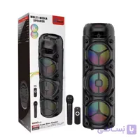 اسپیکر 3 باند ۹۵ سانتی با میکروفون بی سیمzqs-8308