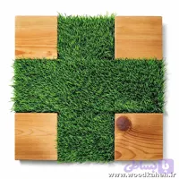 کفپوش چوب و چمن مصنوعی ۳۰×۳۰ | خرید تایل فضای باز