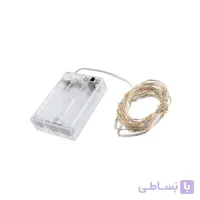 ریسه ال ای دی تزئینی مدل مفتولی به طول 5 متر با منبع تغذیه باتری
