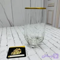 لیوان لب طلا 6 تایی