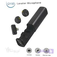 میکروفون یقه ای دوکاربره سکە ای مدل QY80