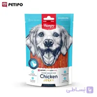 تشویقی میله ای سگ طعم مرغ ونپی (Wanpy Chicken Jerky Bars Dog Treats) وزن ۱۰۰ گرم