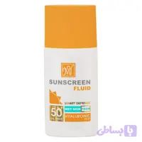 فلوئید ضدآفتاب بی‌رنگ مای SPF50 مدل Smart Defense مناسب انواع پوست، حجم 50 میلی‌لیتر