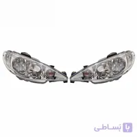 چراغ جلو 206 بدون موتور جفت فن آوران