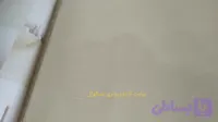 کاغذدیواری بافتدار سفیدکرم روشن وارداتی کد FB6080