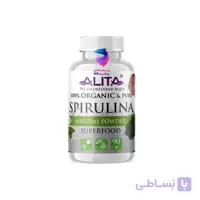 پودر جلبک اسپیرولینا آلیتا وزن ۹۰ گرم