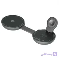 شارژر وایرلس مگنتی سه کاره تاشو گرین لاین مدل Green Lion Qi2.2