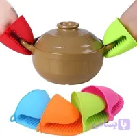 دستگیره سیلیکونی نسوز مناسب فر و گاز بسته دو عددی