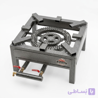 اجاق گاز 49*49 کوره دار دوشعله آتشین گاز