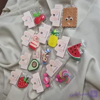 گیره مو انبری فانتزی طرح‌های میوه و تنقلات