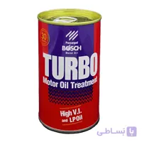 مکمل روغن موتور خودرو بنزینی-دیزل بوش مدل TURBO حجم 300 میلی لیتر