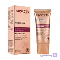 کرم مرطوب کننده و روشن کننده صورت بیوکسین سری GOLD ON SKIN حجم 50 میلی لیتر