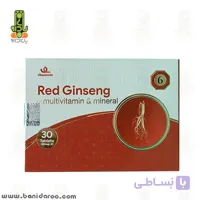قرص رد جینسینگ پاور مولتی ویتامین و مینرال ویتامین لایف