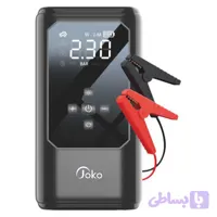 جامپ استارتر ، پمپ باد دیجیتال و پاوربانک JOKO مدل J58 با توان 600A و ظرفیت 6400mAh