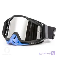 عینک طوفان و اسکی 100% RACECRAFT Black Blue درجه یک