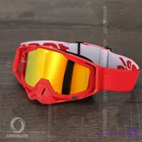 عینک طوفان و اسکی 100% RACECRAFT Red White درجه یک