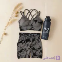 ست نیم تنه و شلوارک زنانه 5004